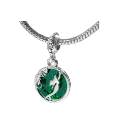 Подвеска Queen Fair Русалочка Цвет Бело-Зелёный в Серебре 1 шт