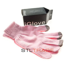 Перчатки Touchscreen iGlove розовые