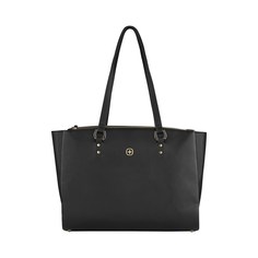 Wenger Сумка женская WENGER RosaLyn 14, черная, полиэстер, 38х29х24 см, 20 л