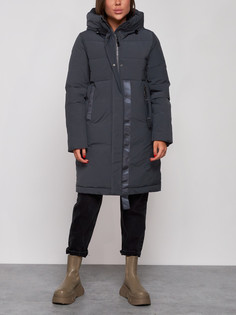 Пальто женское AD59018 серое 3XL No Brand
