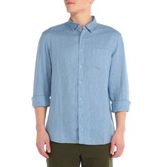 Рубашка мужская Maison David 2120-1 голубая 2XL