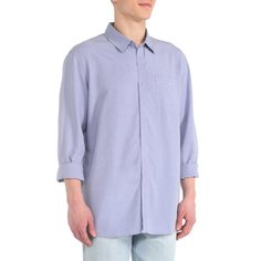 Рубашка мужская Maison David 2203 фиолетовая 3XL