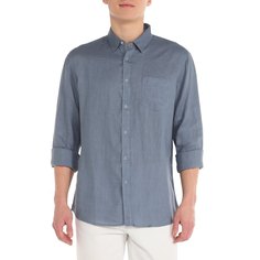 Рубашка мужская Maison David 2120-1 синяя 2XL