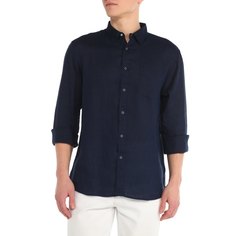 Рубашка мужская Maison David 2120-1 синяя XL