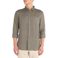 Рубашка мужская Maison David 2120-1 серая 3XL