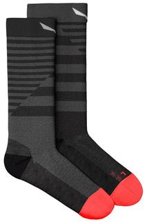 Носки Salewa 2022 Fanes Hyb Str. Am W Crew Sock Medium Grey Melange (Eur:39-41)