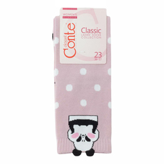Носки женские Conte Classic хлопок пепельно-розовые р 25
