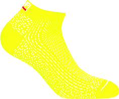 Носки Accapi 2022 Cycling Aec - Ankle Yellow Fluo/White (Eur:39-41)