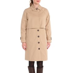 Плащ женский Maison David NF2305 бежевый 2XL