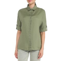 Рубашка женская Maison David MLY2115 зеленая XL