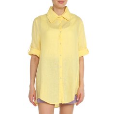 Рубашка женская Maison David MLY2116 желтая M