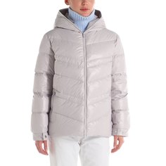 Пуховик женский Maison David MLY012 серый L