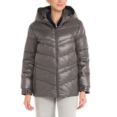 Пуховик женский Maison David MLY012 серый S