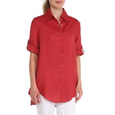 Рубашка женская Maison David MLY2116 красная M