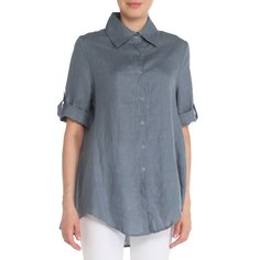 Рубашка женская Maison David MLY2116 голубая L