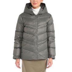 Пуховик женский Maison David MLY012-1 серый M
