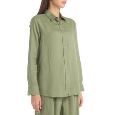 Рубашка женская Maison David ML2109 зеленая XL