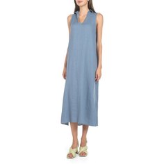 Платье женское Maison David DRESS-2 голубое XL