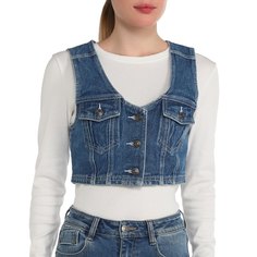 Жилет женский Maison David N0015 синий XL