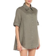 Рубашка женская Maison David MLY2116 серая XL