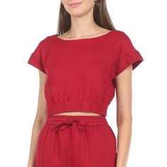 Топ женский Maison David ML2107 бордовый 2XS