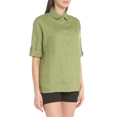 Рубашка женская Maison David MLY2115 зеленая L