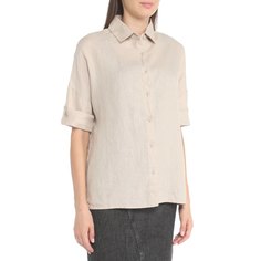 Рубашка женская Maison David MLY2115 бежевая L