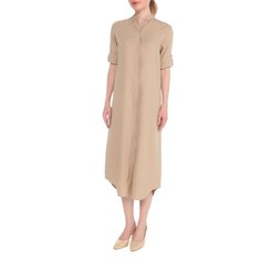 Платье женское Maison David MLY2117-1 бежевое XL