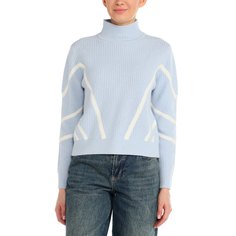 Свитер женский Maison David MLY2305-1 голубой XL