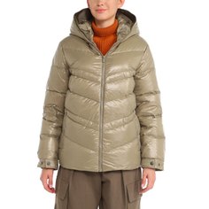 Пуховик женский Maison David MLY012 зеленый XS