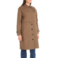 Плащ женский Maison David NF2305 коричневый XL