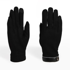 Перчатки мужские NoBrand 9061923 чёрные one size