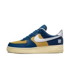 Кеды мужские Nike M Air Force 1 Low SP Undefeated 5 On It синие 4 US