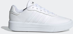 Кеды женские Adidas Court Platform белые 7.5 UK