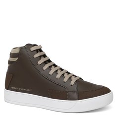 Кеды мужские Armani Exchange XUZ054 коричневые 8.5 UK