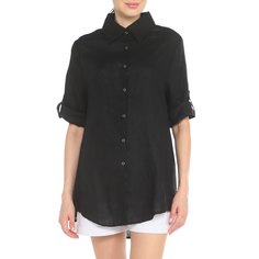 Рубашка женская Maison David MLY2116 черная XL