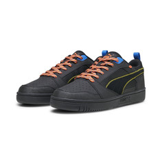 Кеды унисекс Puma Rebound V6 Low Open Road черные 10.5 UK