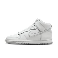 Кеды мужские Nike M Dunk High Airbrush Swoosh белые 10 US