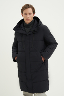 Пальто мужское Finn Flare FWC21042 черное XL