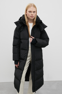 Пуховик-пальто женский Finn Flare FWC110101 черный L