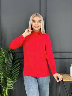 Рубашка женская Blancmange 4244 красная 42 RU