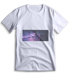 Футболка Top T-shirt Sekiro shadow die twice (Секиро, Япония, Соулс Лайк ) 0075 белая XXS