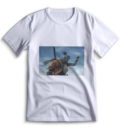 Футболка Top T-shirt Sekiro shadow die twice (Секиро, Япония, Соулс Лайк ) 0072 белая XS