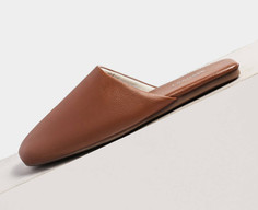 Домашние тапочки женские LSAOSEE W-006, коричневые, 36-37 No Brand