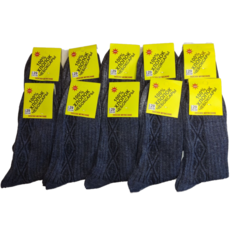 Комплект носков мужских Н2Ч10 синих 27, 10 пар No Brand