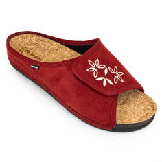 Тапочки женские Inblu 337430810 бордовые 37 RU