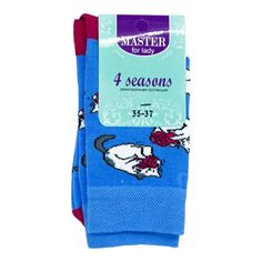 Носки женские Master Socks голубые 25