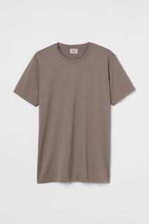 Футболка H&M для мужчин, бежевый-038, размер L, 702932038