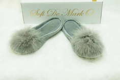 Тапочки женские Sofi de Marko Т№10-Ср серые 36-37 RU