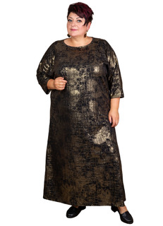 Платье женское Полное Счастье ОК-ПЛ-23-0310 черное 68 RU